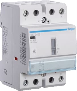 Hager - Installatiehulpschakelaar modulair Magnsch.40A Hbd 2M.S. 230V