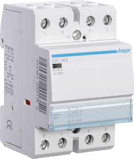 Hager - Installatiehulpschakelaar modulair Magnsch. 63A 2M. 2V. 230V