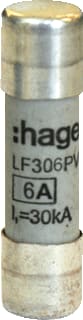 Hager - D-zekering Zek. Pv 10X38 1000V Dc 6A