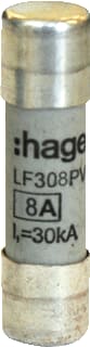 Hager - D-zekering Zek. Pv 10X38 1000V Dc 8A