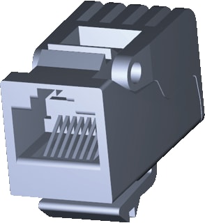 COMMSCOPE NETCONNECT - SL Chassisdeel Modulaire connector amp mj sl utp 5e 1116604-2