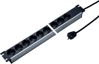 Martin Kaiser - 1302 19" Energiedistributiepanel (PDU) Tafcds 45"9V Ra Al/Zw