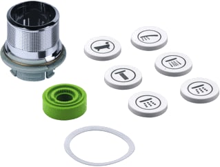 Grohe - Toebeh./onderdelen sanitaire kranen Druktoets