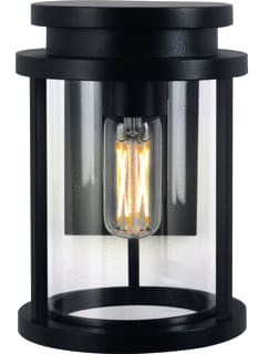 KS Verlichting - Sydney Plafond-/wandarmatuur M Muurlamp Zwart