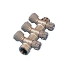 Wavin - Hep2O CV/perslucht/tap/koelwater verdeler 3W 15X3/4