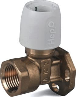Wavin - Hep2O Muurplaat 15X1/2"Bi