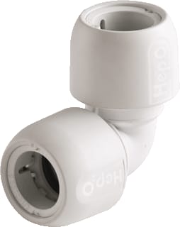 Wavin - Hep2O Fitting met 2 aansluitingen Knie 90 22Stx22St