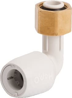 Wavin - Hep2O Fitting met 2 aansluitingen Kraankopp90 15X1/2Bi