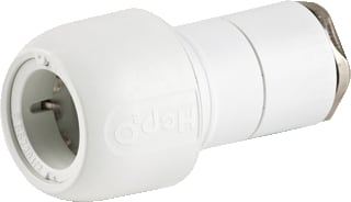 Wavin - Hep2O Fitting met 2 aansluitingen Verloopstk 28Spx22St