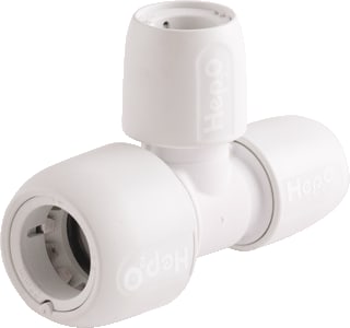 Wavin - Hep2O Fitting met 3 aansluitingen T-Stuk 22X15X15