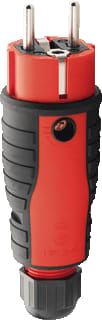 ABL - Ultra Pro Geaarde stekker contst ra 2k-techn rd/zw