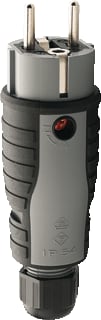 ABL - Ultra Pro Geaarde stekker contst ra 2k-techn grs/zw