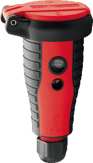 ABL - Ultra Pro Koppelcontactstop (geaard) koppkst ra 2k +contr rd/zw