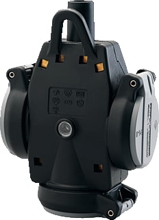 ABL - Connectivity Contactdooscombinatie Hangkopp 3V 2K-Tech Grs/Zw
