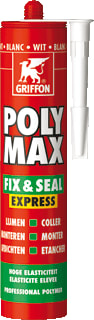 Griffon - Constructielijm Polymax F&S Expr Wit 425G
