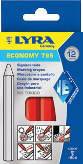 Lyra - 795 Merkstift/-krijt Merkkrijt 795017 Ro Ds12