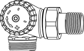 Heimeier - V-exact II Radiatorafsluiter Th.Afsl V-Exkt Dha-L G3/4