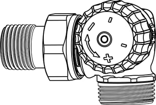 Heimeier - V-exact II Radiatorafsluiter Th.Afsl V-Exkt Dhar G3/4