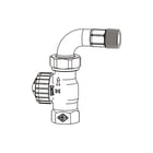 Heimeier - V-exact II Radiatorafsluiter Th.Afsl V-Exkt Bocht Dn15