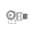 Heimeier - V-exact II Radiatorafsluiter Th.Afsl V-Exkt Dha-L Dn10