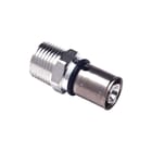 Wavin - Tigris M1 Fitting met 2 aansluitingen tigr m1 ovg kopp 40x3/2 bu