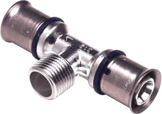 Wavin - Tigris M1 Fitting met 3 aansluitingen tigr m1 ovg t-st 16x1/2 bu