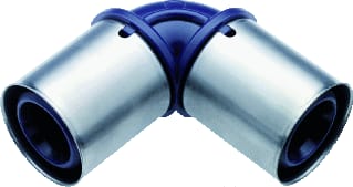 Wavin - Tigris K1 Fitting met 2 aansluitingen Tigr Knie 63 90Gr