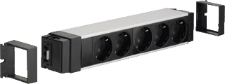 Hager - Tehalit 2 the Desk Contactdooscombinatie Teha Buromod.5Wcd Wago