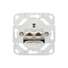 Gira - Basisunit UAE Datacontactdoos twisted pair Data Cat6A 2Rj45 Lsa Basis