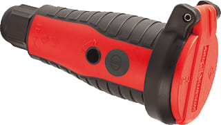 ABL - Ultra Pro Koppelcontactstop (geaard) koppkst ra 2k-techn  rd/zw