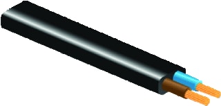 Hemmink - VMVS Voedingskabel tot 1 kV beweegbaar Plat 2X0.75 Zw Ri100