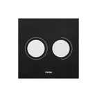 Wisa - XS Luga Bedieningsplaat spoelsysteem Bed.Pan Alu Df Zw