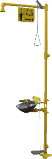 Bradley - Halo Nood-oogdouchecombinatie nooddchcm halo rvs m/voet