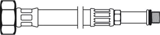 Neoperl - Neoflex DN8 Flexibele metalen aansluitslang watersl m10langx3/8bi 30