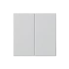 Gira - Systeem 55 Bed.element / centr.pl. schakelmat. Bede Wip 2V O S55 Z.Wit