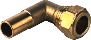 VSH - Super S1218 Fitting met 2 aansluitingen Mes Knie 22X22 Knxinst
