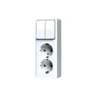 Jung - Combinatie schakelaar/wcd Combi Ap600 2V R/A Ww