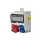 Keraf - CEE-contactdoos combinatie Lofer7 32/5 400 2Xschko