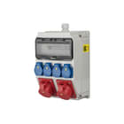Keraf - CEE-contactdoos combinatie anif716/5/400 4xschko+als