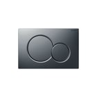 Geberit - Sigma01 Bedieningsplaat spoelsysteem Bed Pan Rnd Chr/Mc