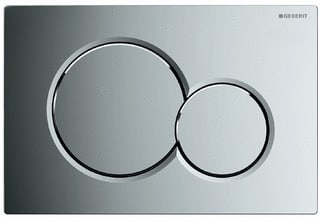 Geberit - Sigma01 Bedieningsplaat spoelsysteem Bed Pan Rnd Chr