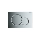 Geberit - Sigma01 Bedieningsplaat spoelsysteem Bed Pan Rnd Chr
