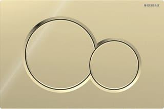 Geberit - Sigma01 Bedieningsplaat spoelsysteem Bed Pan Rnd Mes