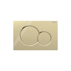 Geberit - Sigma01 Bedieningsplaat spoelsysteem Bed Pan Rnd Mes