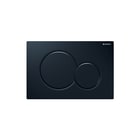 Geberit - Sigma01 Bedieningsplaat spoelsysteem Bed Pan Rnd Zw