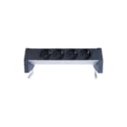 Ratio Electric - Desk-Top Bureau aansluitunit 4Xschuko I3 /In Alu