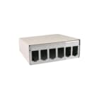 Metz Connect - Inzetplaat schakelmateriaal Outlet Edat 6V Wit