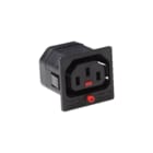IEC Lock - Apparaatstekker/Contactdoos Net-Entrees Socket C13 Zw