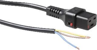 IEC Lock - Aansluitleiding Aanslsn C19-Pigtail 2M Zw