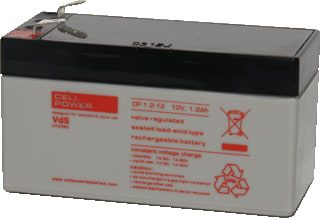 Cellpower - CP Gesloten loodaccu Accu (lood) Laccu 12V 1,2Ah Fast 4,8